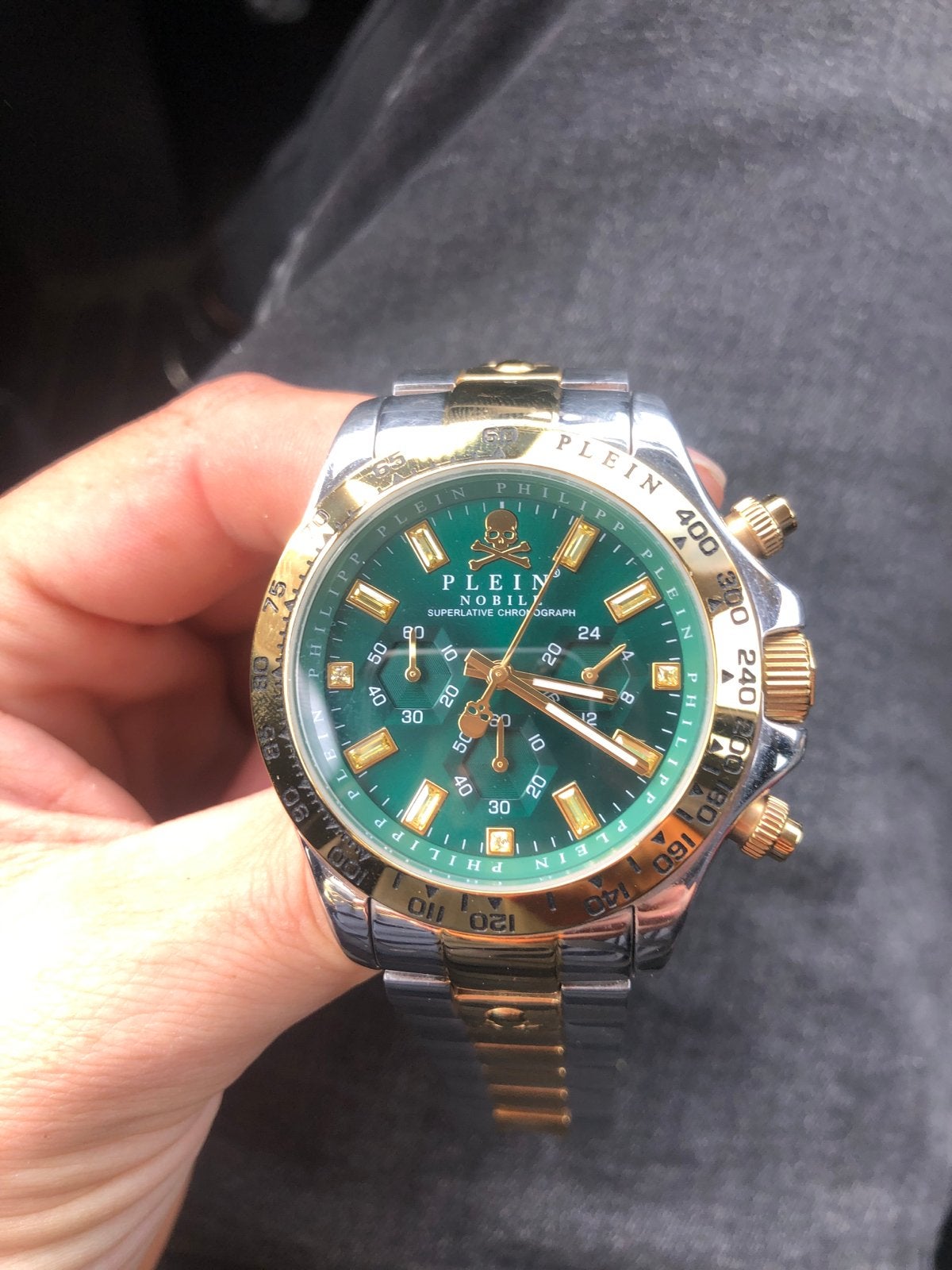 Philipp Plein Nobilz Superlative Chronograph Horloge, Overige merken, Staal, Polshorloge, Ophalen of Verzenden