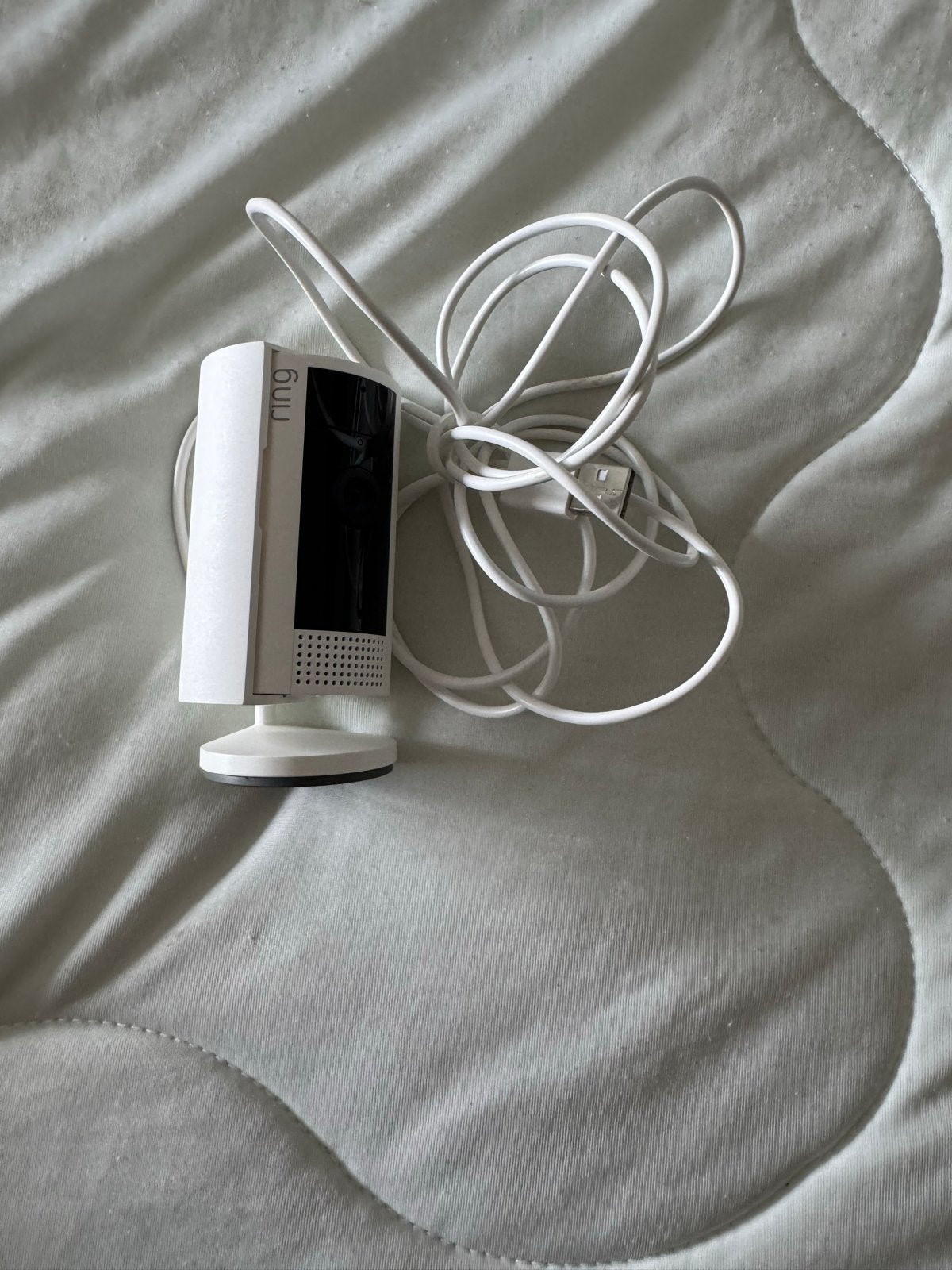 Ring Indoor Camera 2e generatie - Compacte Beveiliging, Ophalen of Verzenden, Zo goed als nieuw, Binnencamera