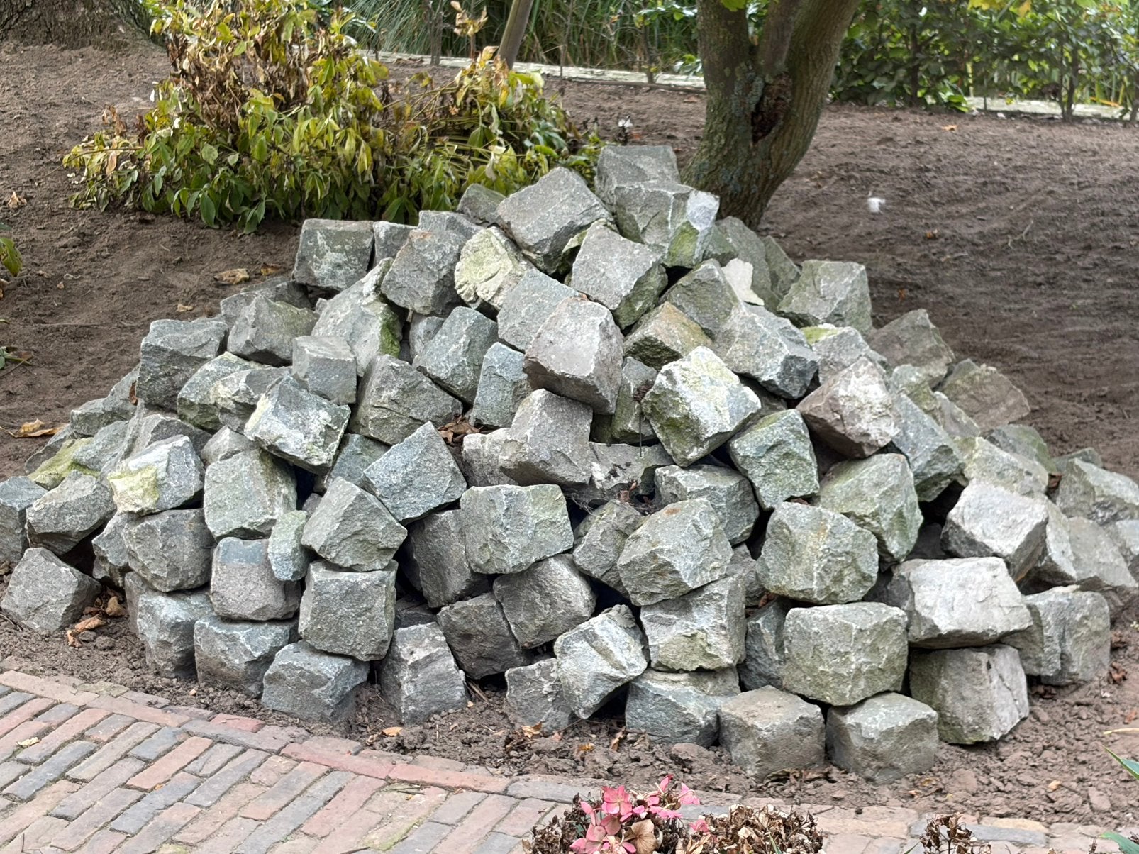 Zweeds Graniet Keien, Tuin en Terras, Ophalen, Zo goed als nieuw, Graniet