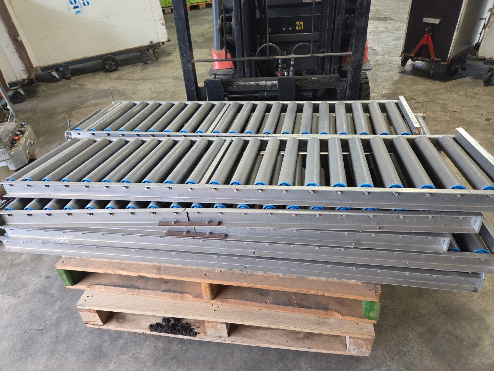 Transportbanden met rollen - 10 stuks, Ophalen of Verzenden