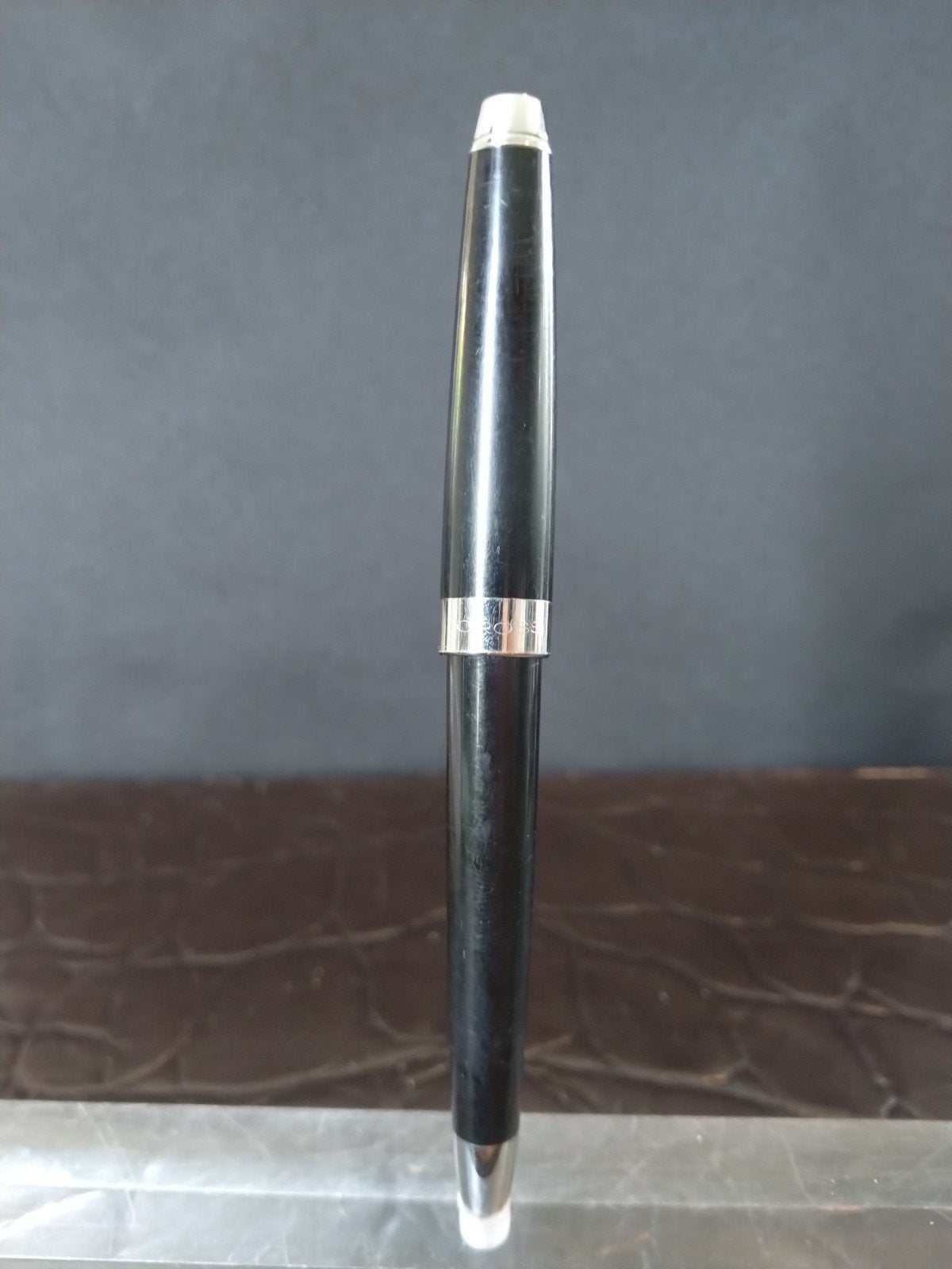 Cross Aventura  Balpen Zwart mist Clip - Made in Ireland, Verzamelen, Pennenverzamelingen, Ophalen of Verzenden, Gebruikt, Balpen