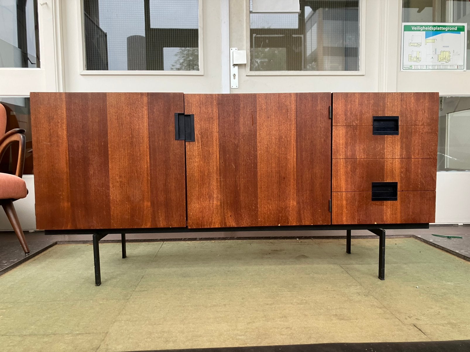 Vintage design dressoir. Cees Braakman. Japanse serie, Ophalen, Gebruikt, 25 tot 50 cm