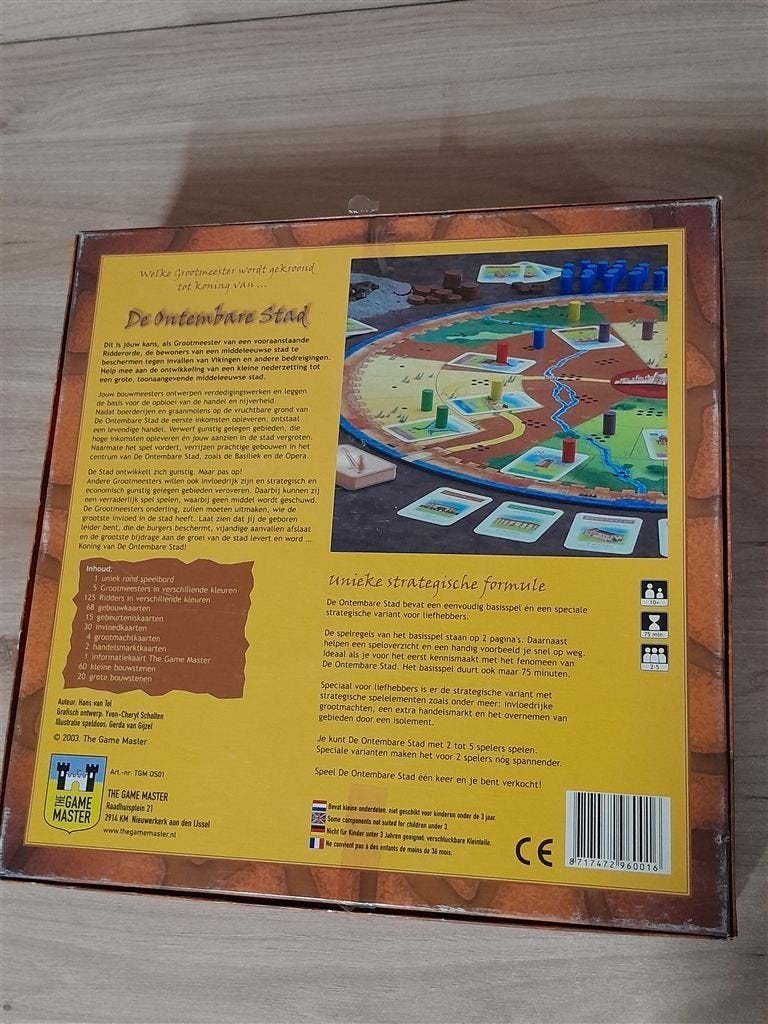 de ontembare stad - s5433, Verzenden, Zo goed als nieuw