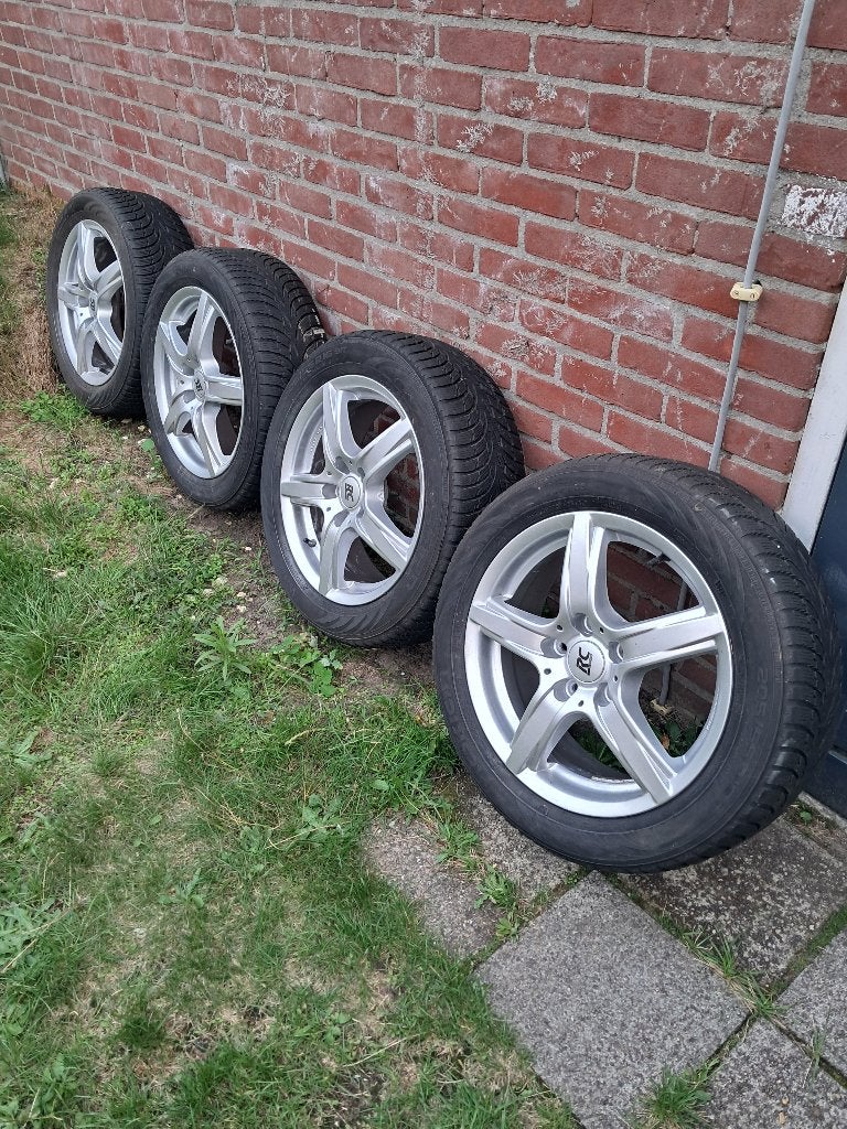 Velgen met winterbanden, Ophalen, Gebruikt, 16 inch, Banden en Velgen