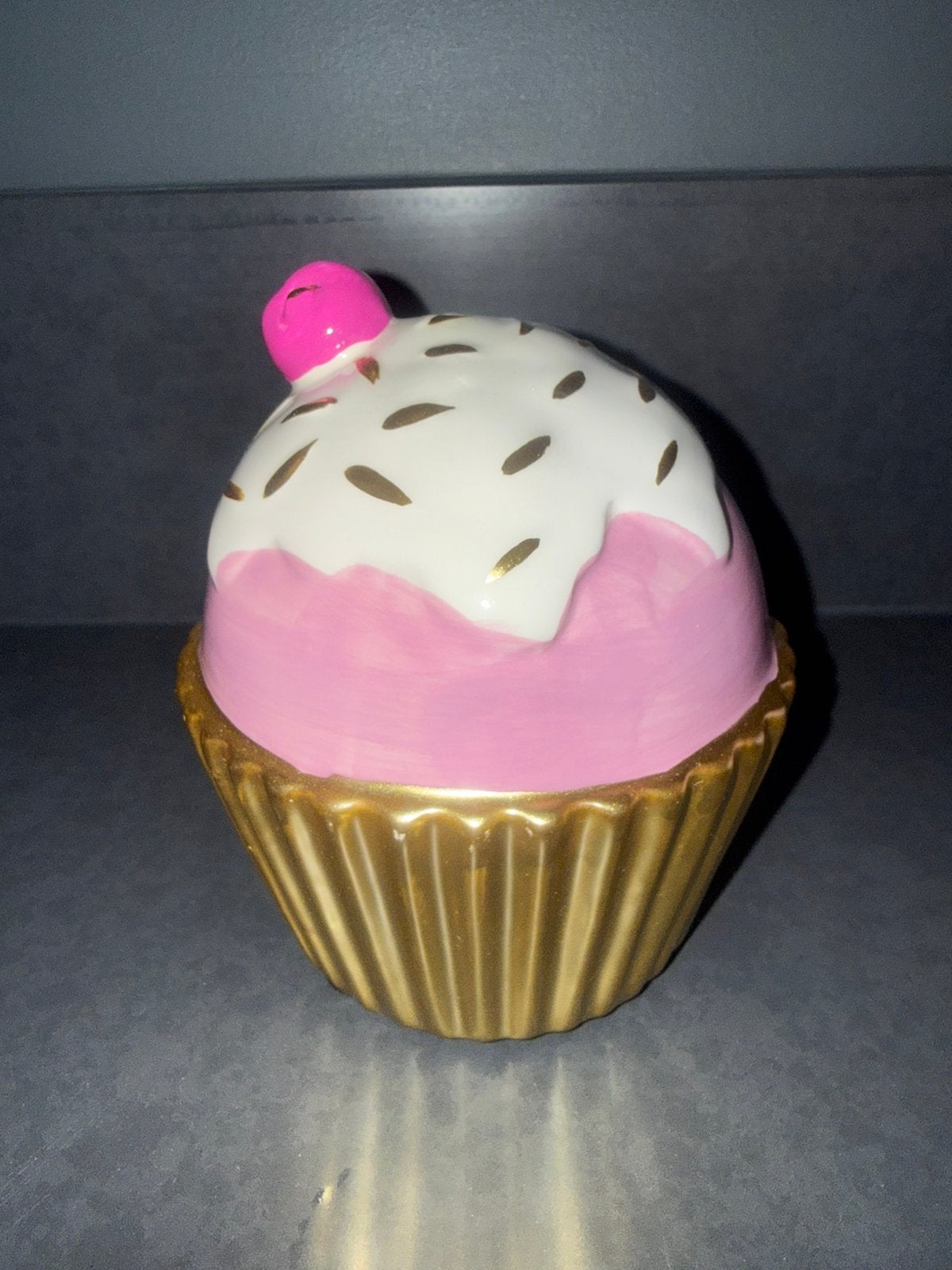 Daan Kromhout candy decoration pink donut 12x12x14cm, Roze, Ophalen of Verzenden, Zo goed als nieuw, Modern