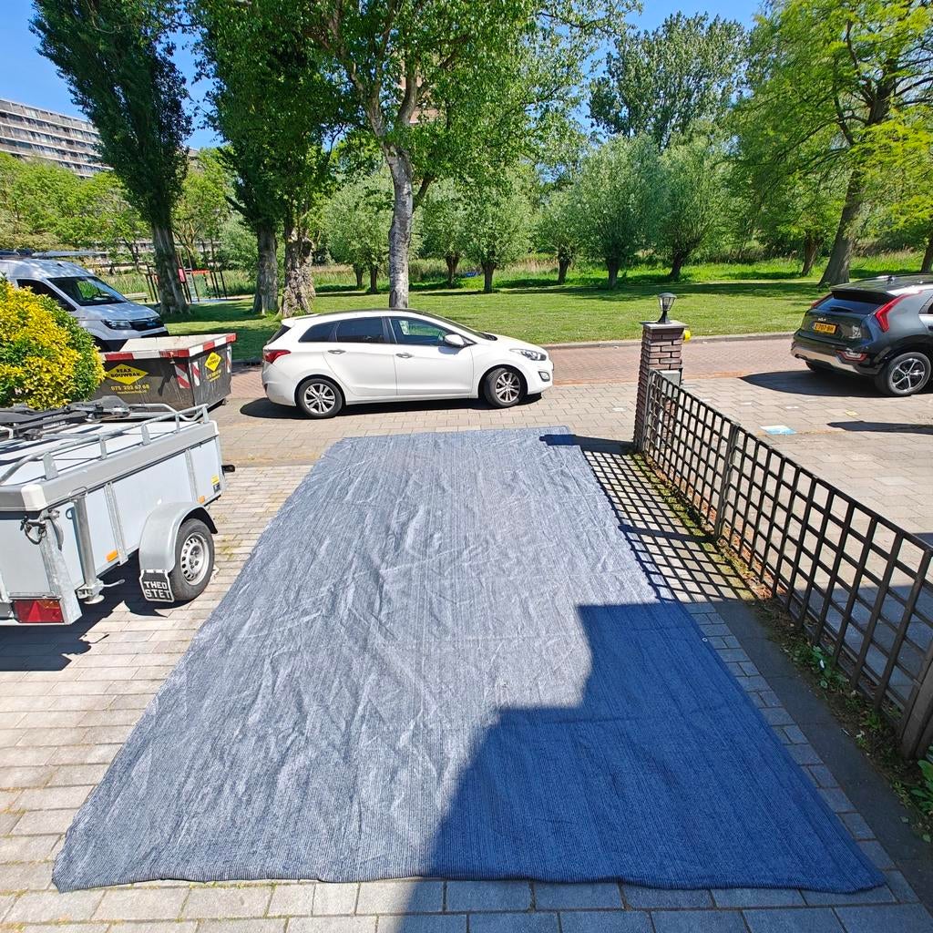 Tenttapijt Polyethyleen mesh 530x310 cm - licht & sterk, Ophalen of Verzenden, Gebruikt