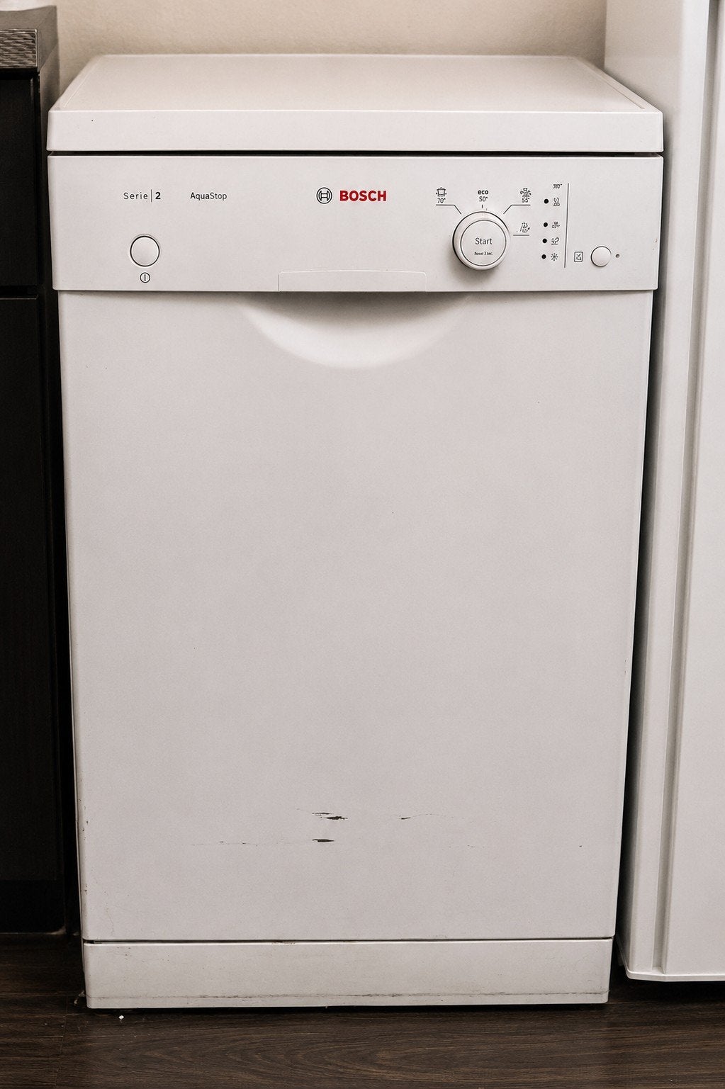 Bosch Serie 2 smalle vaatwasser 44 cm – AquaStop, Ophalen, Gebruikt, Vrijstaand, Eco programma