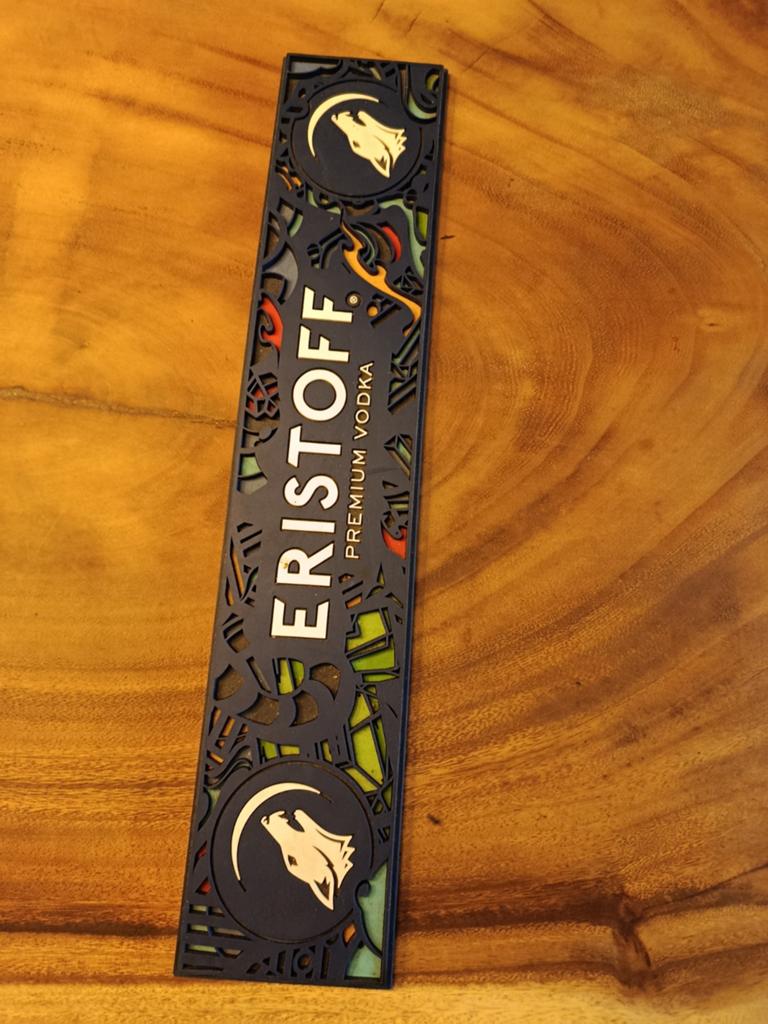 Eristoff vodka barmat, Ophalen of Verzenden, Reclamebord