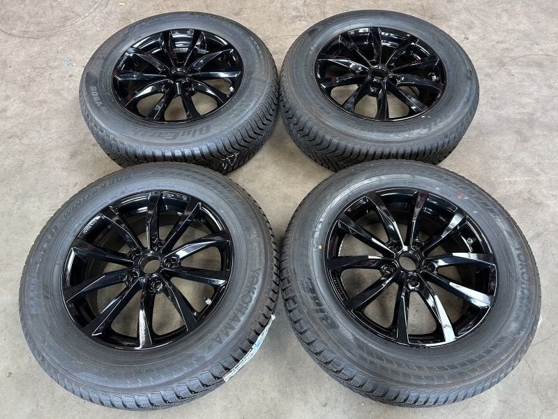 17 inch originele winterset Toyota RAV4 | Lexus NX zwart, Gebruikt, -, -, Banden en Velgen