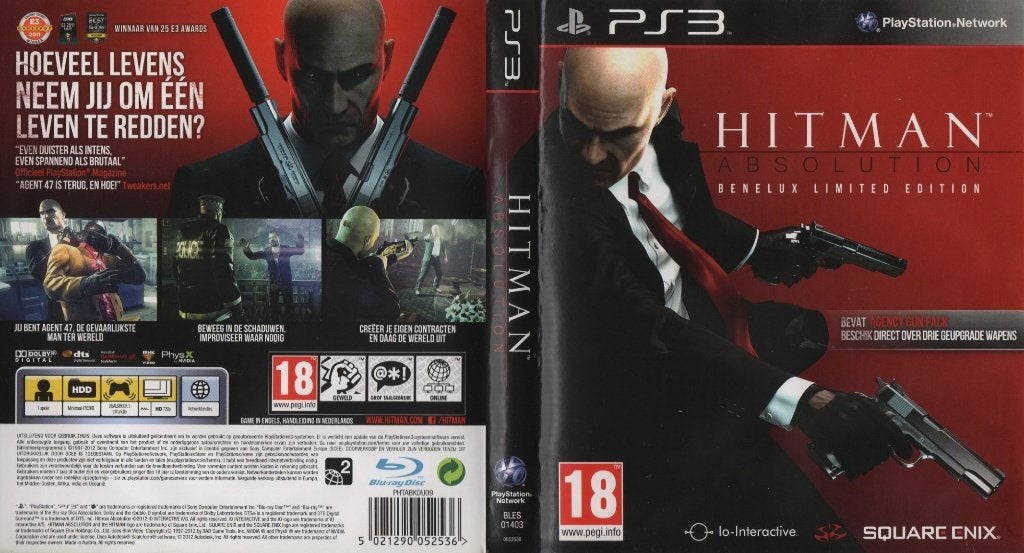 hitman absolution benelux limited edition ps3, Avontuur en Actie, Vanaf 18 jaar, 1 speler, Ophalen of Verzenden