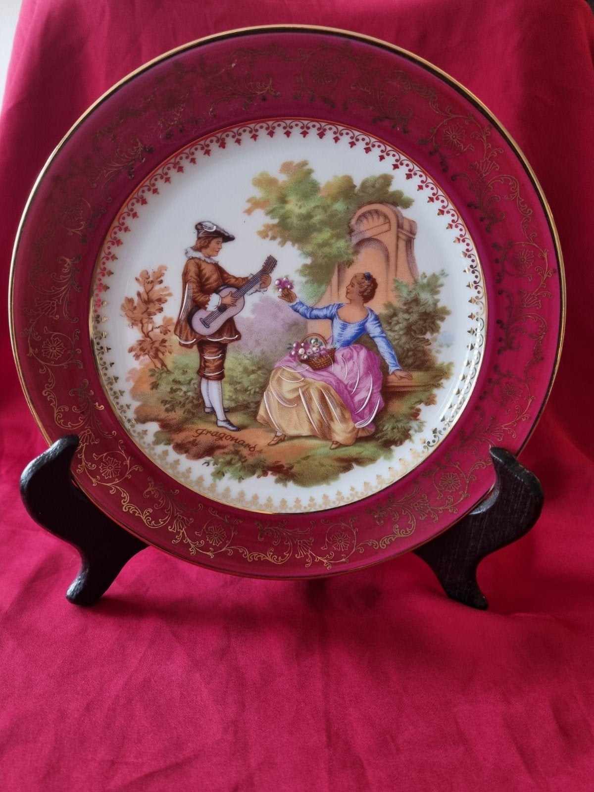 Decoratieve Wandborden Jammet Seignolles Limoges France., Antiek en Kunst, Ophalen of Verzenden