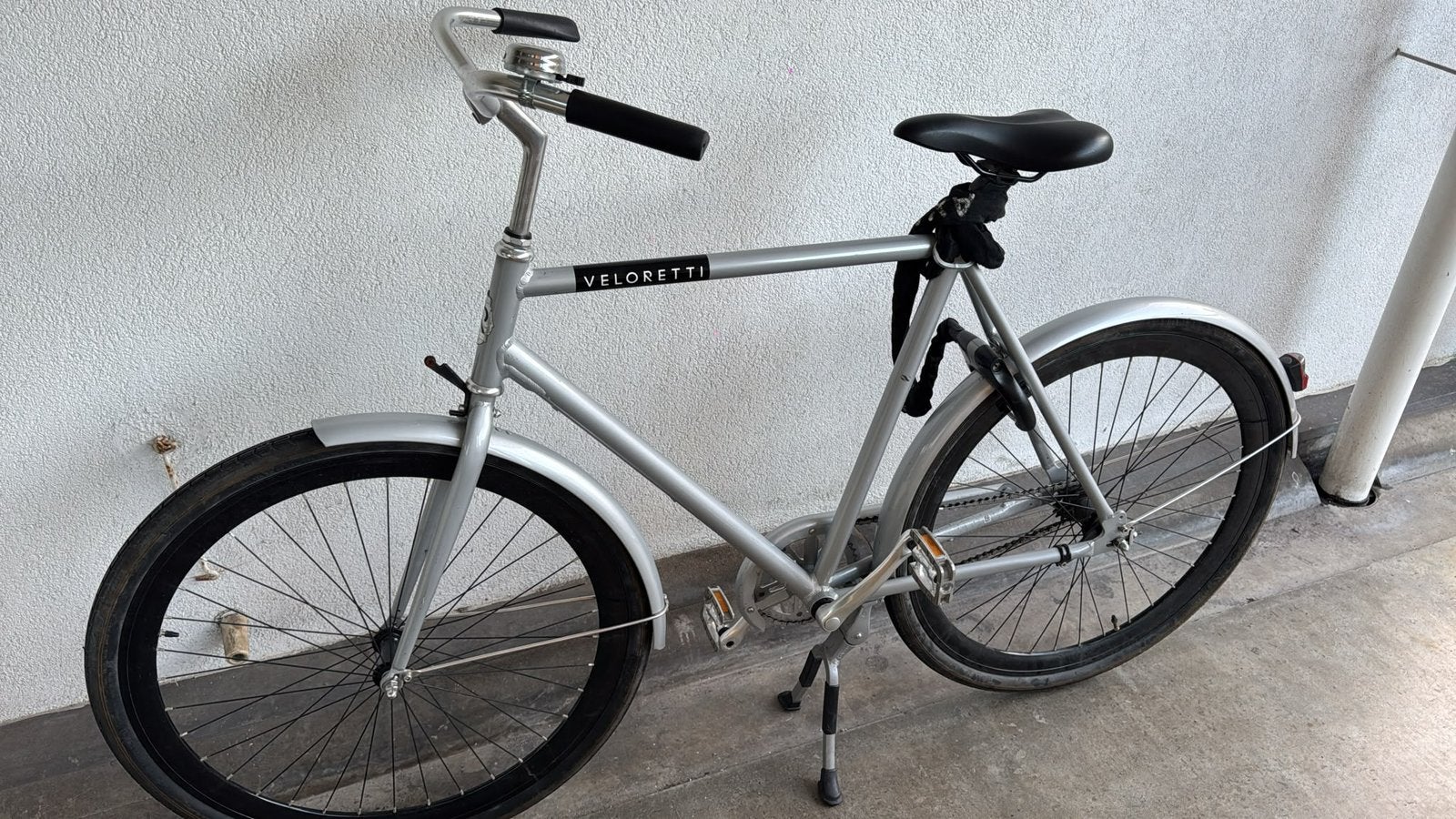 Veloretti caferacer frame 61 - incl.slot - zo goed als nieuw, 57 tot 61 cm, Ophalen, Zo goed als nieuw, Overige merken