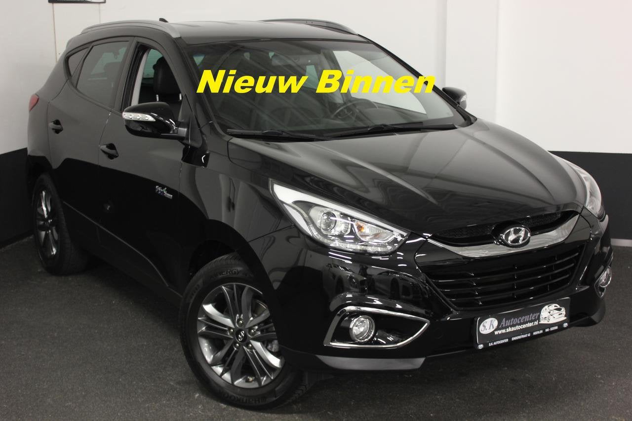 Hyundai ix35 *BLUE DRIVE EXCLUSIEF*NAVI*CAM*AFN.TREKHAAK*, 135 pk, Gebruikt, Zwart, 4 cilinders