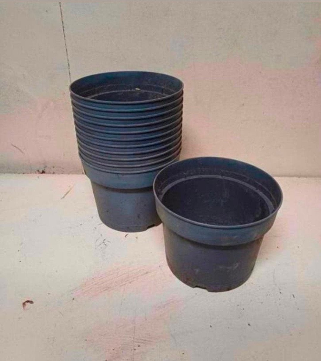 Kweekpotten plantenpotten bloempotten 2 liter, Tuin en Terras, Bloempotten, Kunststof, Gebruikt, Rond, Ophalen of Verzenden