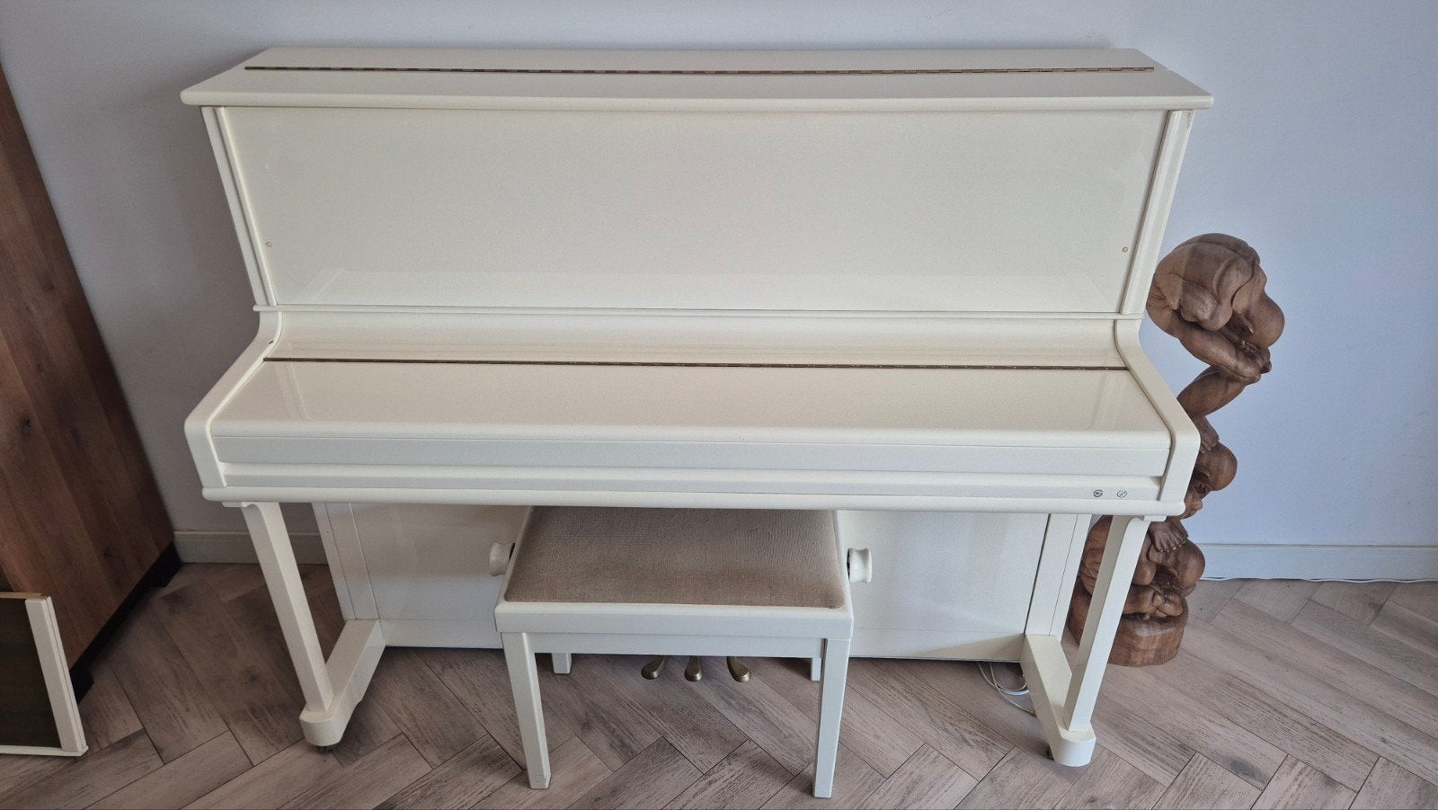 Samick Piano - unieke uitvoering - 2001, Ophalen, Gebruikt, Wit, Piano
