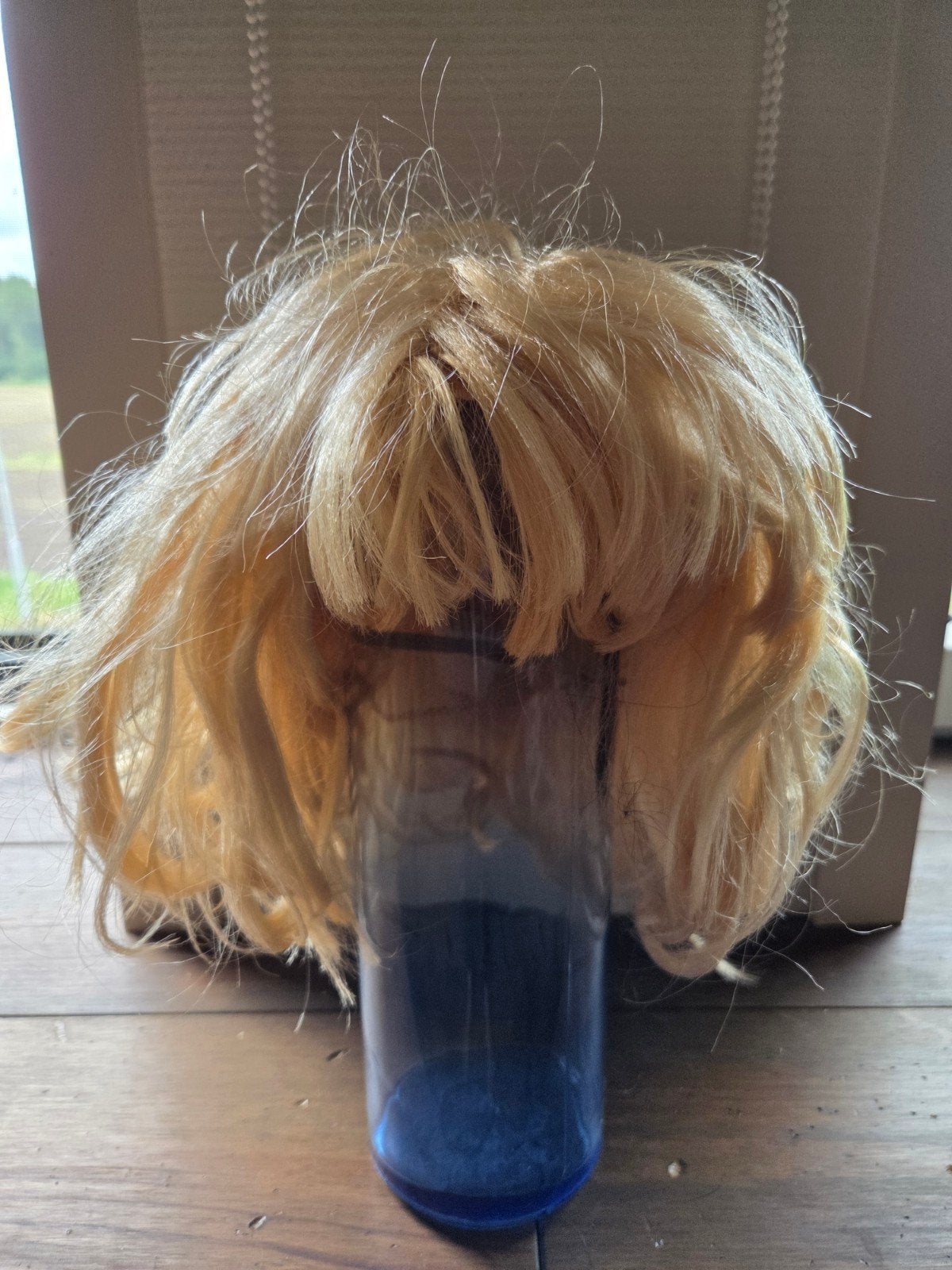 blonde pruik, Ophalen of Verzenden, Carnaval