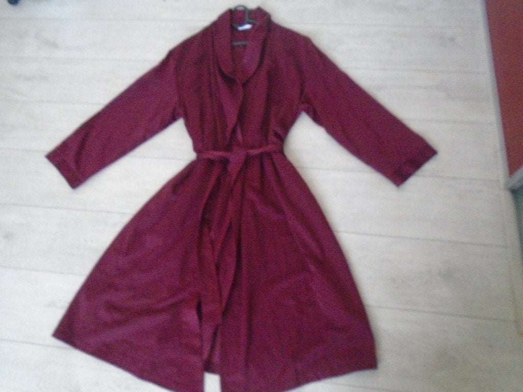 Hunkemöller Badjas Kimono Ochtendjas maat XXL - Bordeauxrood, Hunkemöller, Verzenden, Rood, Badjas