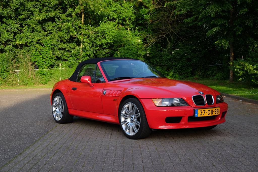 BMW Z3 1.9 I Roadster 1999 Rood, 13 km/l, 4 cilinders, Cabriolet, Origineel Nederlands