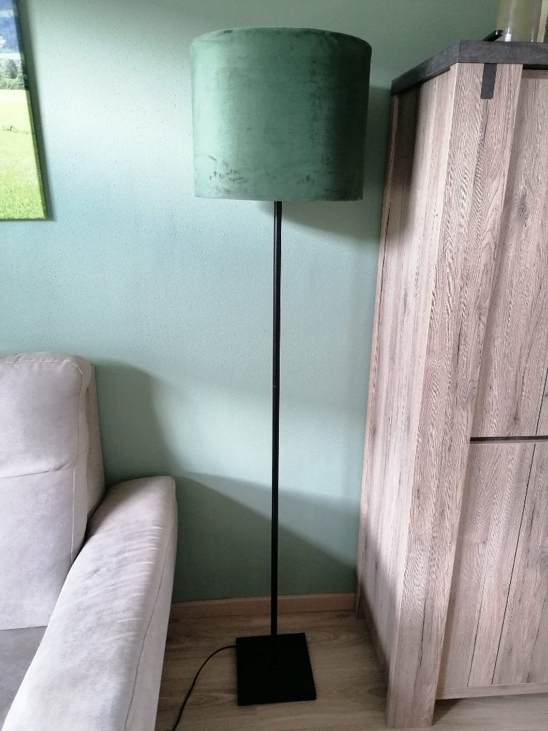 Staande lamp, Ophalen, E27 (groot), Zo goed als nieuw, Metaal