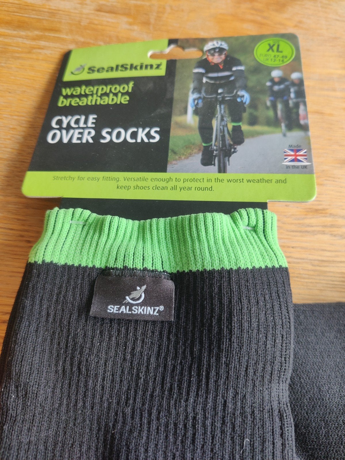 SealSkinz Waterdichte Fietsoversokken - Maat XL, Heren, Nieuw, XL, SealSkinz