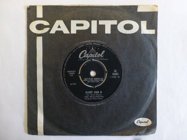 The Beach Boys. Sloop John B. / You 're so good to me., Cd's en Dvd's, Vinyl Singles, Gebruikt, 7 inch, Single, Ophalen of Verzenden