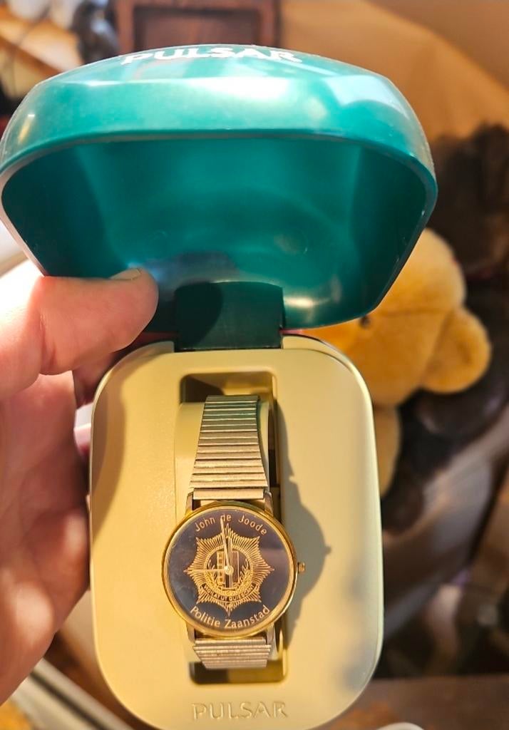 Pulsar horloge John de Joode Politie Zaanstad, Sieraden, Tassen en Uiterlijk, Horloges | Heren, Ophalen of Verzenden