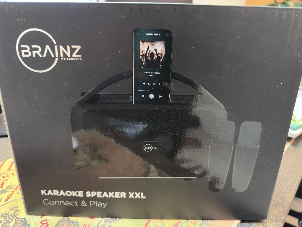Brainz karaoke speaker XXL nieuw in doos, Ophalen of Verzenden, Nieuw, Complete set