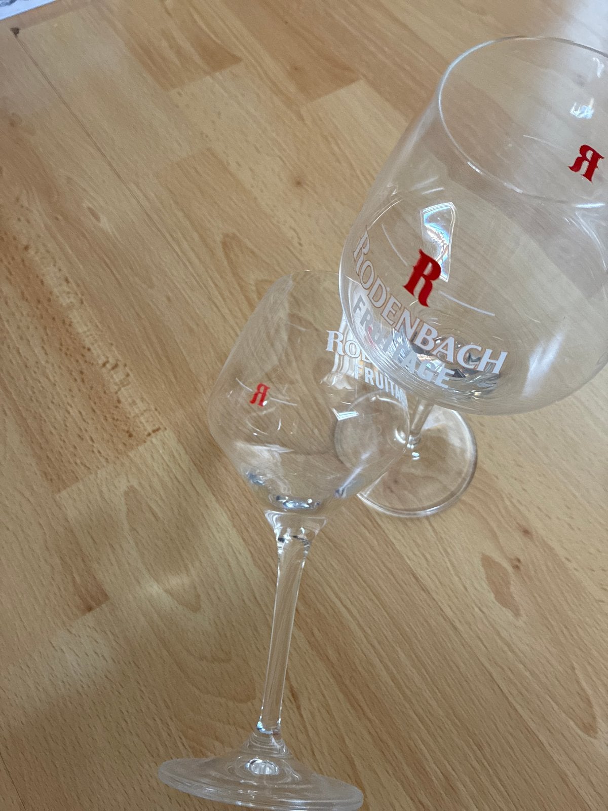 2 Rodenbach bierglazen, Ophalen, Meerkleurig, Overige merken, Glas