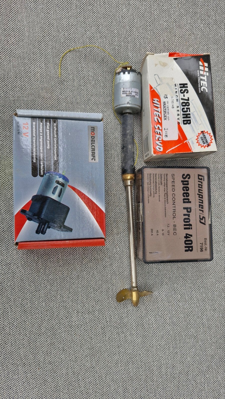 Modelbouw onderdelen en gereedschap set, Hobby en Vrije tijd, Modelbouw | Boten en Schepen, Ophalen, Gebruikt, Overige merken