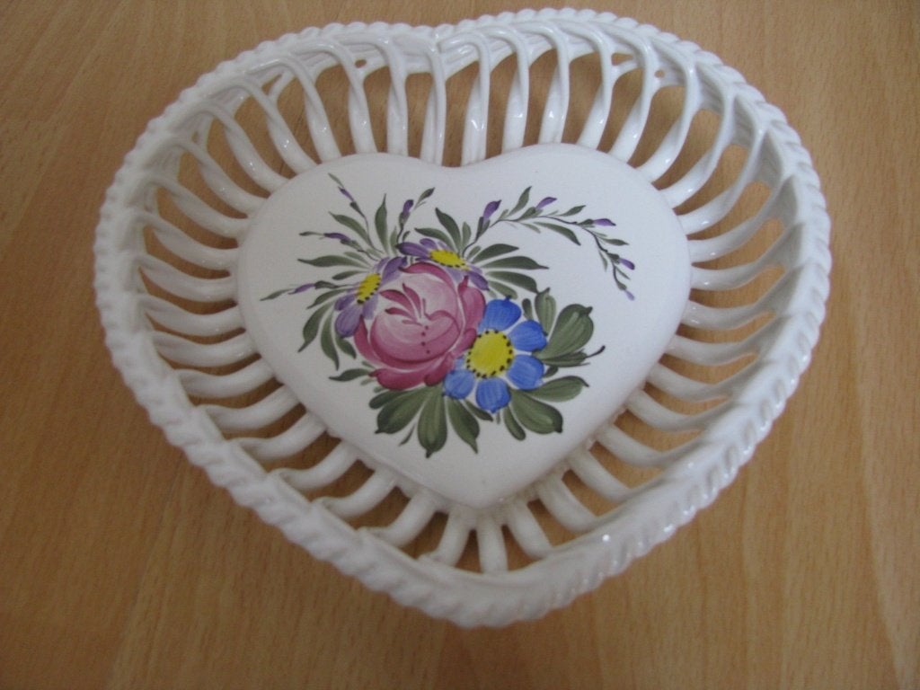 leuk vintage bonbon schaaltje in vorm van een hart, Antiek en Kunst, Ophalen of Verzenden