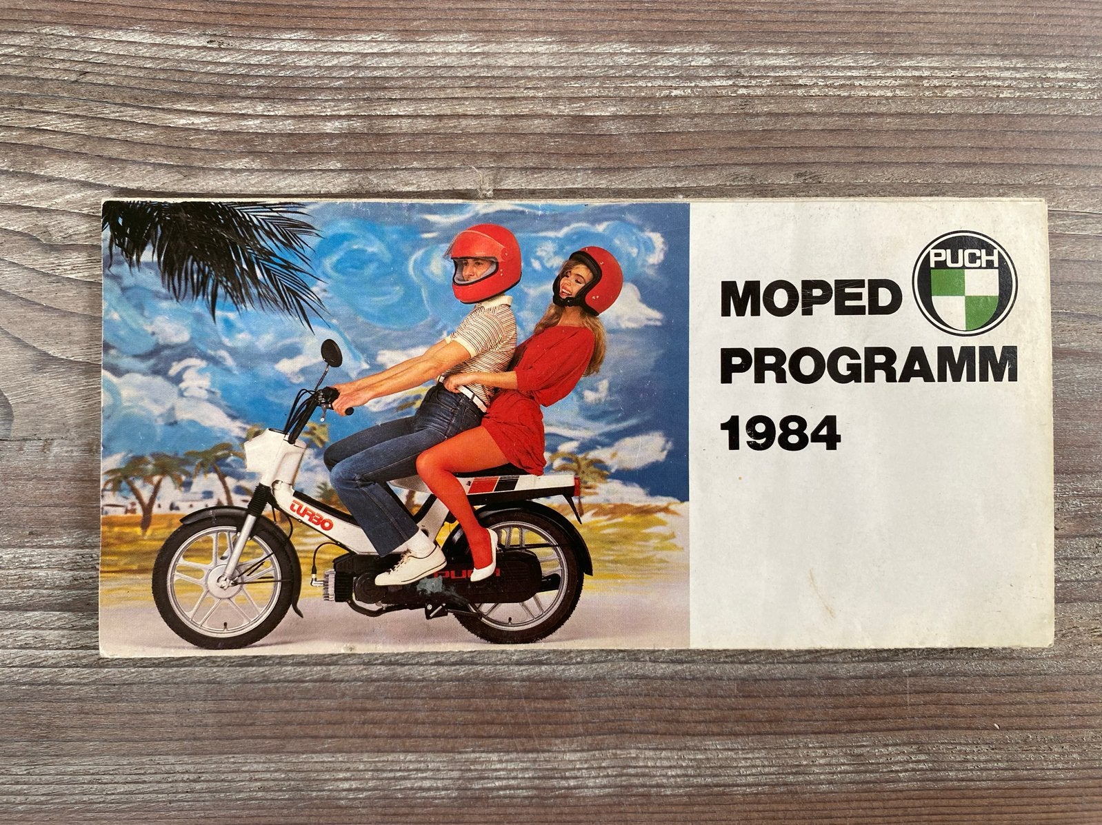 Puch Moped Programma 1984 Folder - Zeldzaam, Ophalen of Verzenden, Gelezen, Algemeen