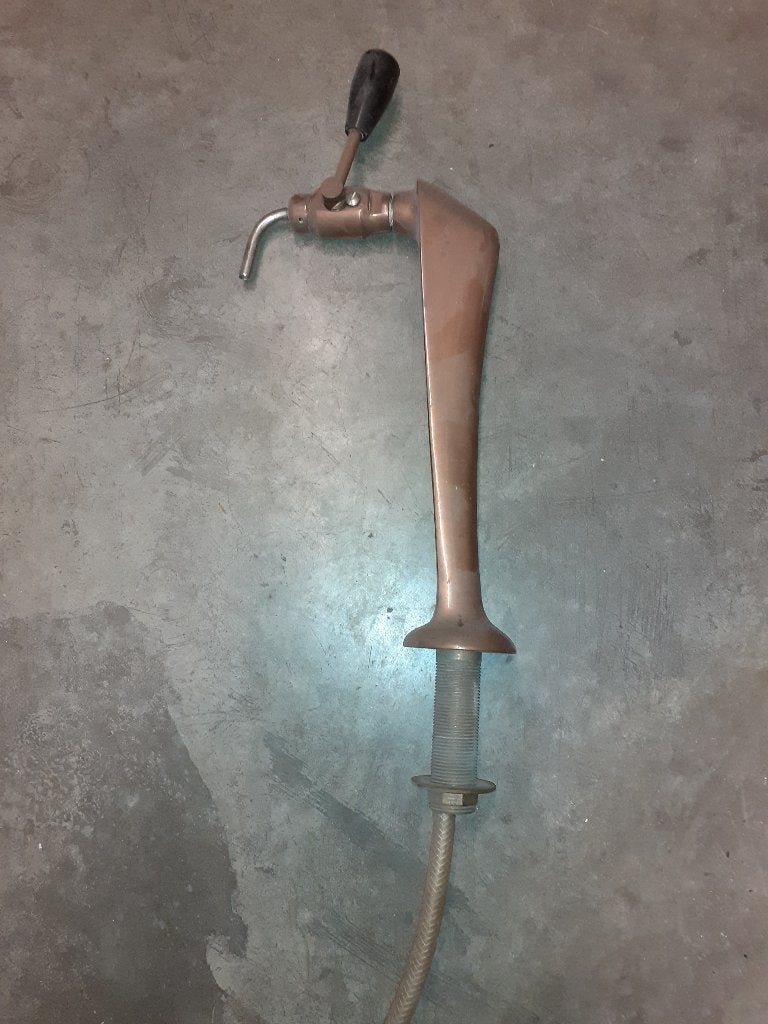 oude rood koperen tapkraan - biertap, Antiek en Kunst, Ophalen of Verzenden