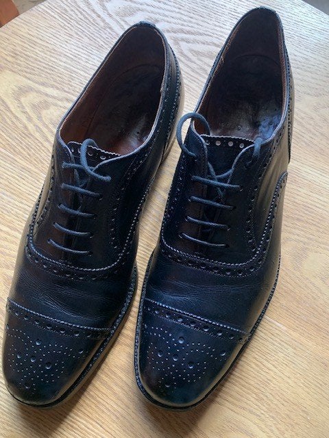 Church’s Diplomat Oxford brogues UK-maat 7 / 41 EU, Zwart, Ophalen of Verzenden, Gedragen, Veterschoenen