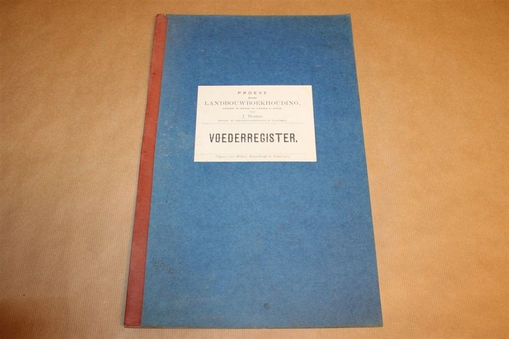 Voederregister - Landbouwboekhouding - circa 1900 !!, Ophalen of Verzenden