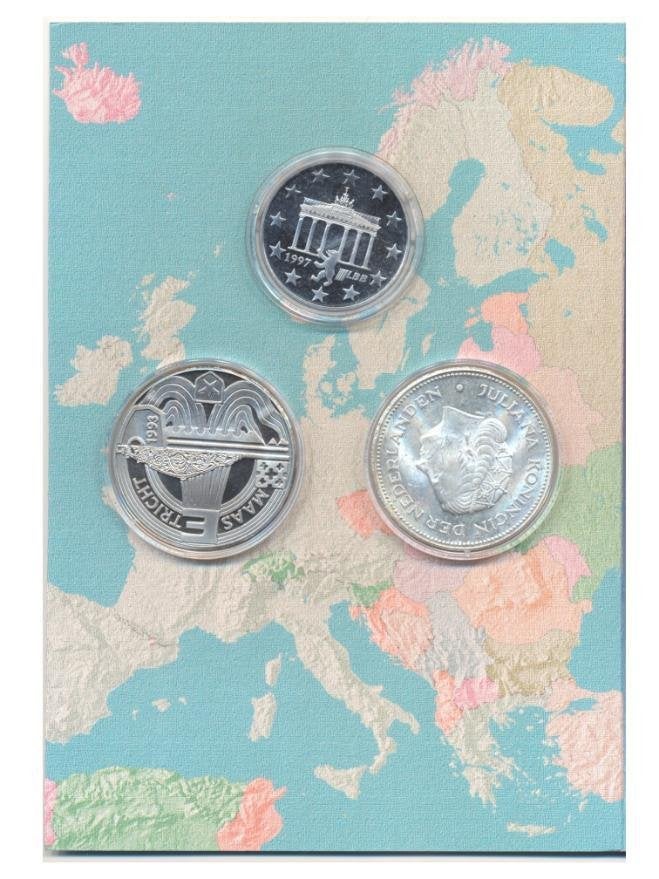 Nederland Muntset – Tussen Verleden en Heden, Koningin Juliana, Setje, Zilver, Ophalen of Verzenden