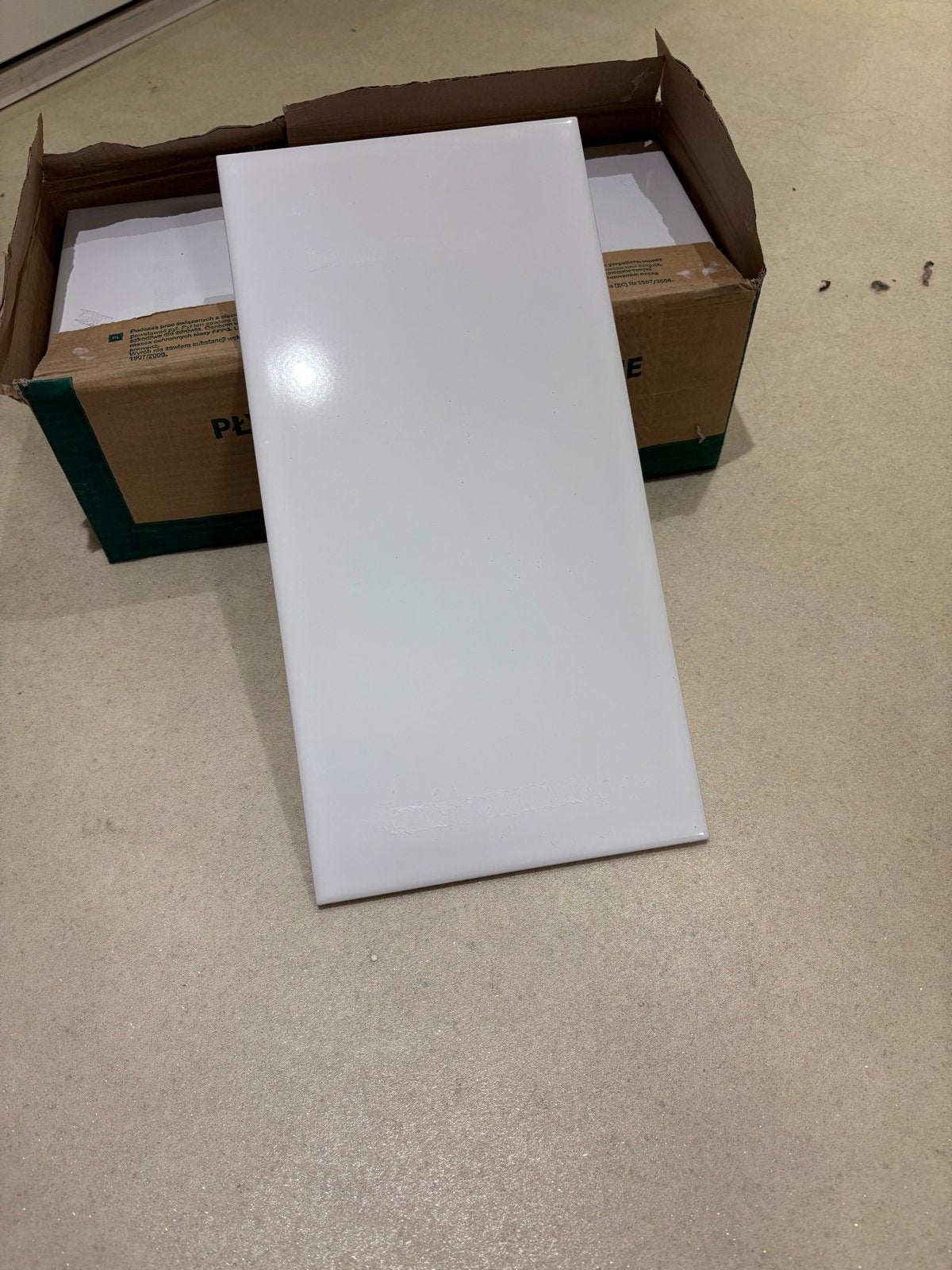 3 dozen witte wandtegels 20x40 cm, Ophalen, Nieuw, 20 tot 40 cm, Minder dan 5 m²