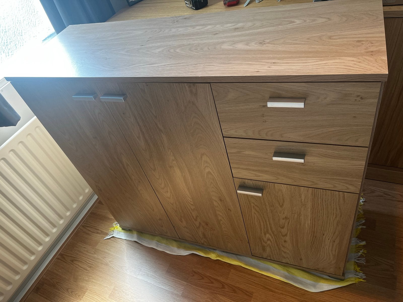 Dressoir met lades en deuren - Gebruikt, Huis en Inrichting, Kasten | Dressoirs, Ophalen, Gebruikt, 100 tot 150 cm, Met lade(s)
