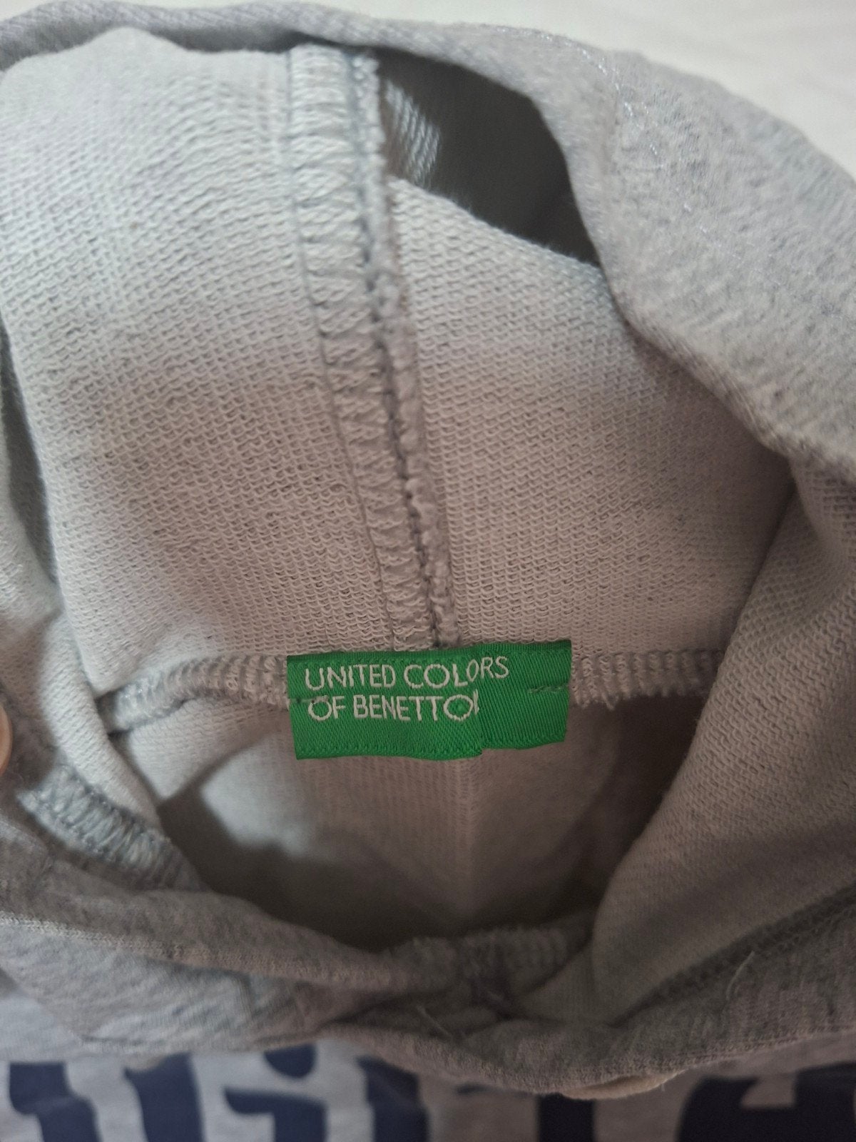 Nieuwe grijze hoodie van United Colors of Benetton, maat S, Nieuw, Ophalen of Verzenden, United Colors of Benetton, Maat 36 (S)