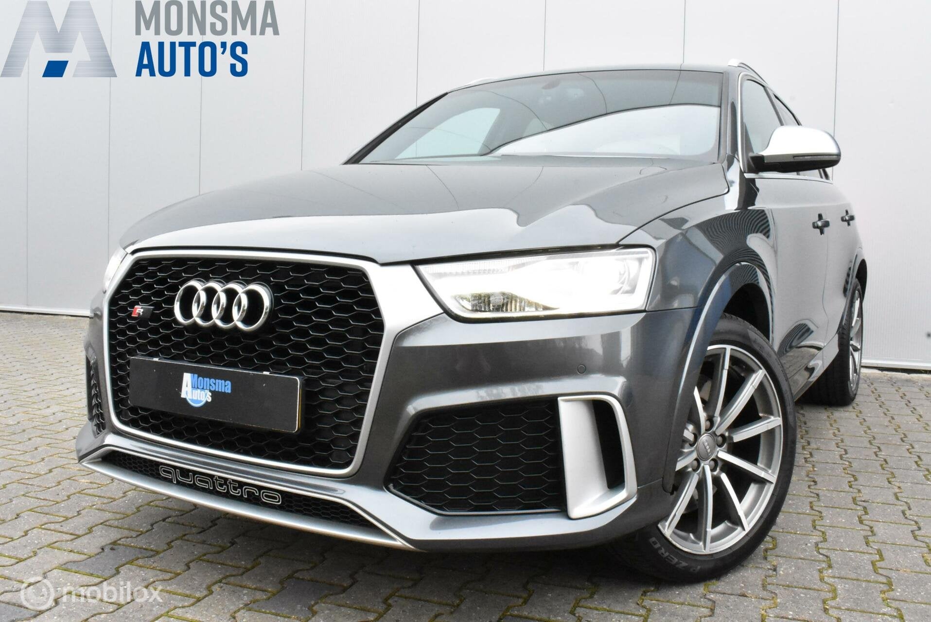 Audi RS Q3 2.5 TFSI quattro 2015 Daytona Leder Bose Trekhaak, Auto's, Automaat, Gebruikt, Leder, Bedrijf