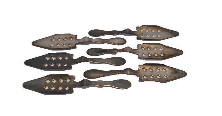 Franse Absint lepels, set van 6., Ophalen of Verzenden