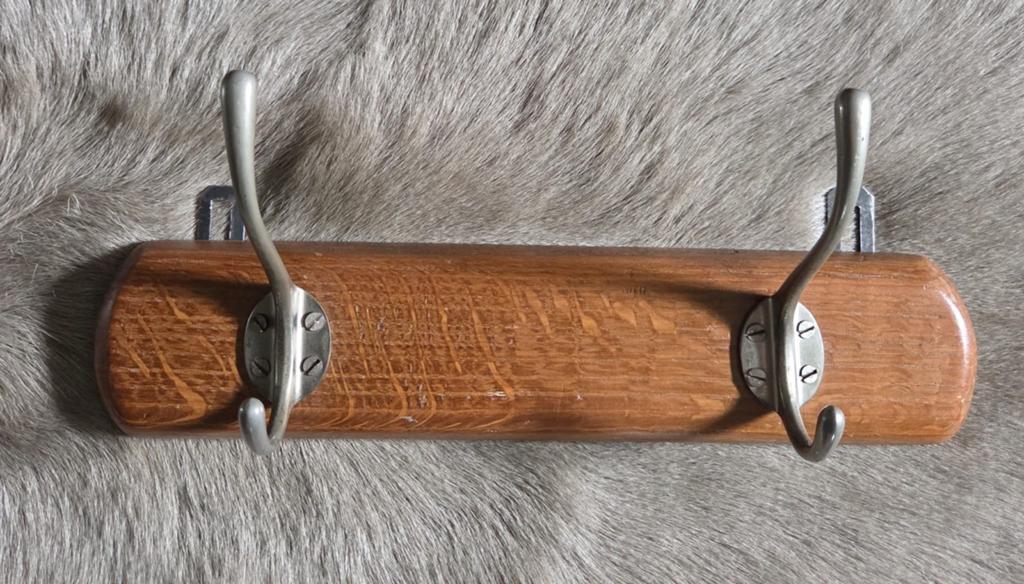 Vintage houten kapstok, Ophalen of Verzenden, Gebruikt, Hout, Wandkapstok