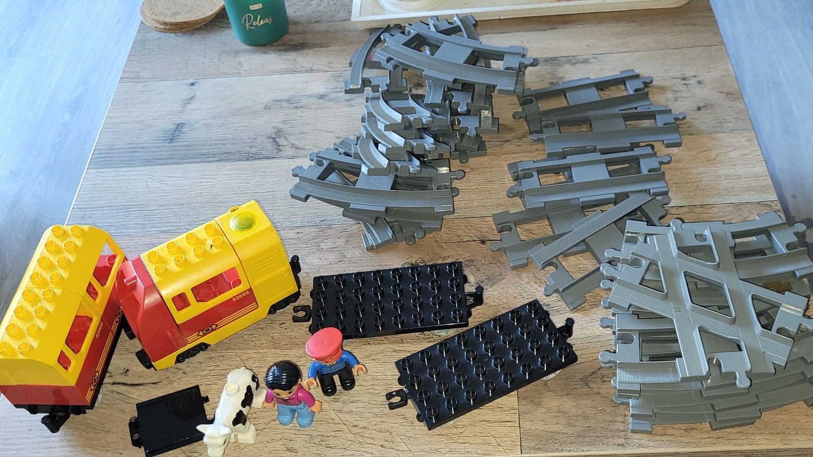 Lego Duplo trein baterij heeft gelekt,voor onderdelen, Ophalen of Verzenden, Gebruikt, Complete set, Duplo