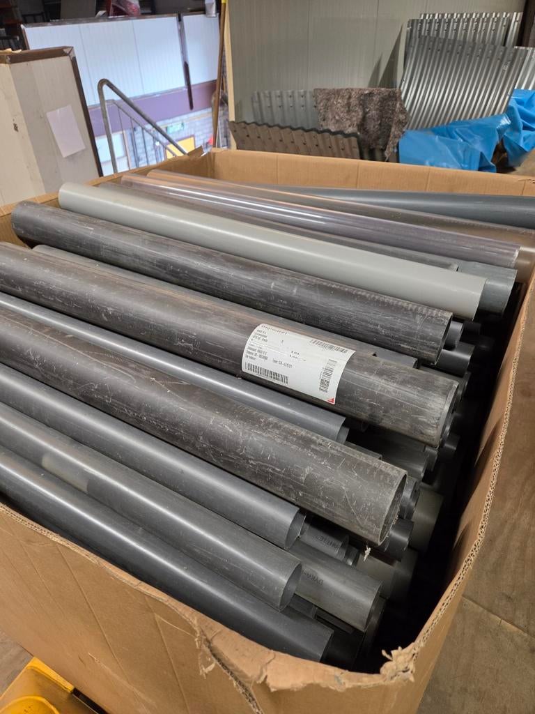 Partij PVC buizen, diverse diameters, 1 meter lengte, Ophalen, Pvc, Overige typen