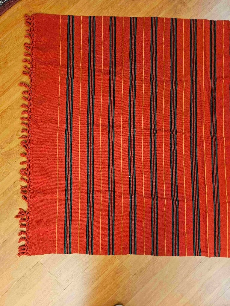 Groot  gestreept kelim kleed 185/128 cm, 100 tot 150 cm, Etten-Leur, DJT@dejuistetoon.eu, Ophalen of Verzenden