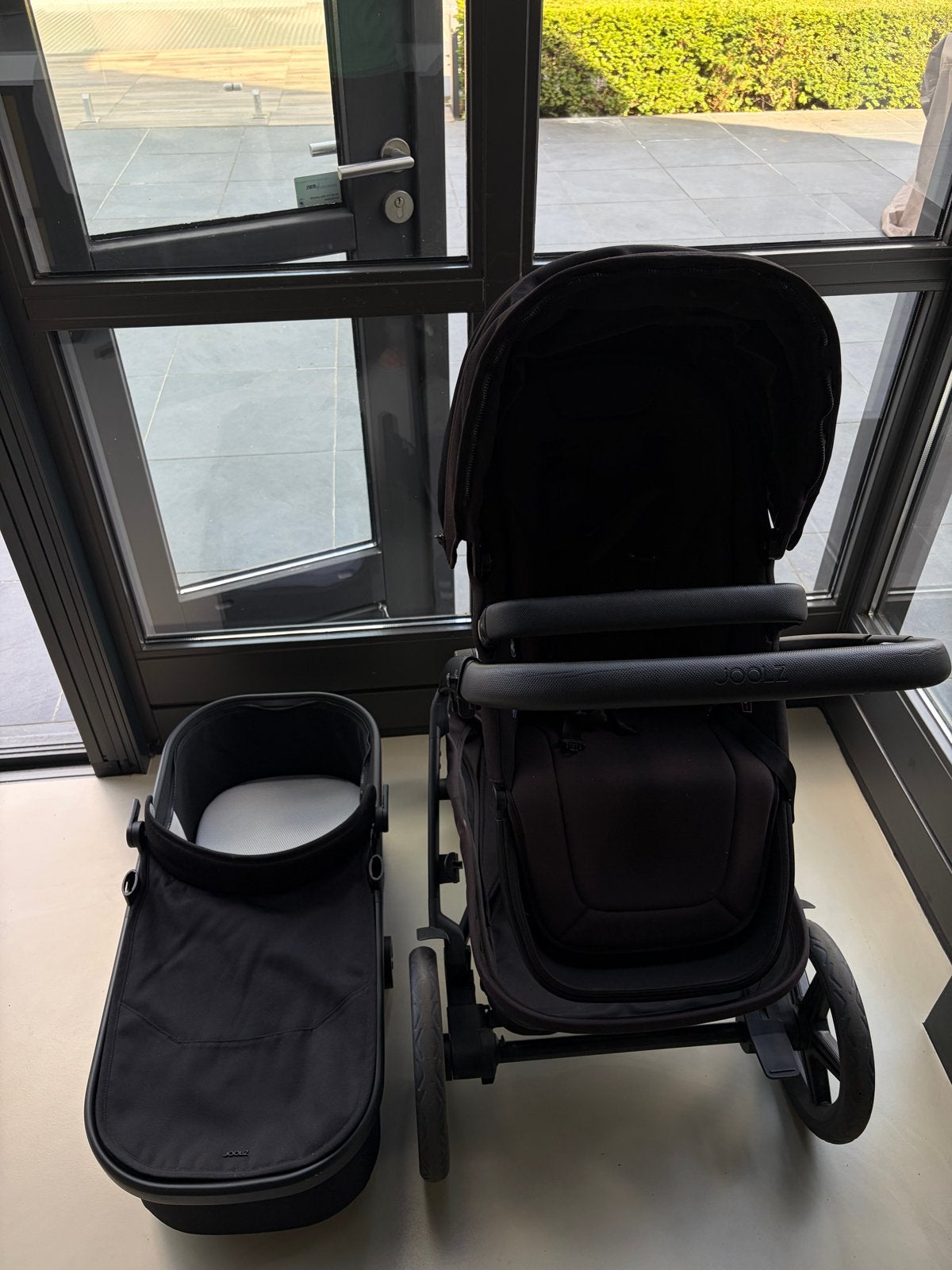 Joolz Geo 3 Space Black - Nette Combiwagen, Kinderen en Baby's, Kinderwagens en Combinaties, Gebruikt, Combiwagen, Met reiswieg