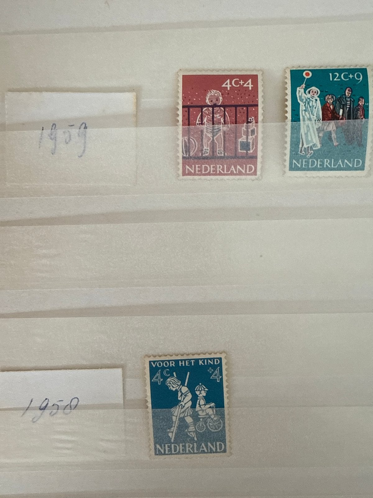 Nederlandse Postzegels: Kinderpostzegels 1958 en 1959, Ophalen of Verzenden, Na 1940, Postfris