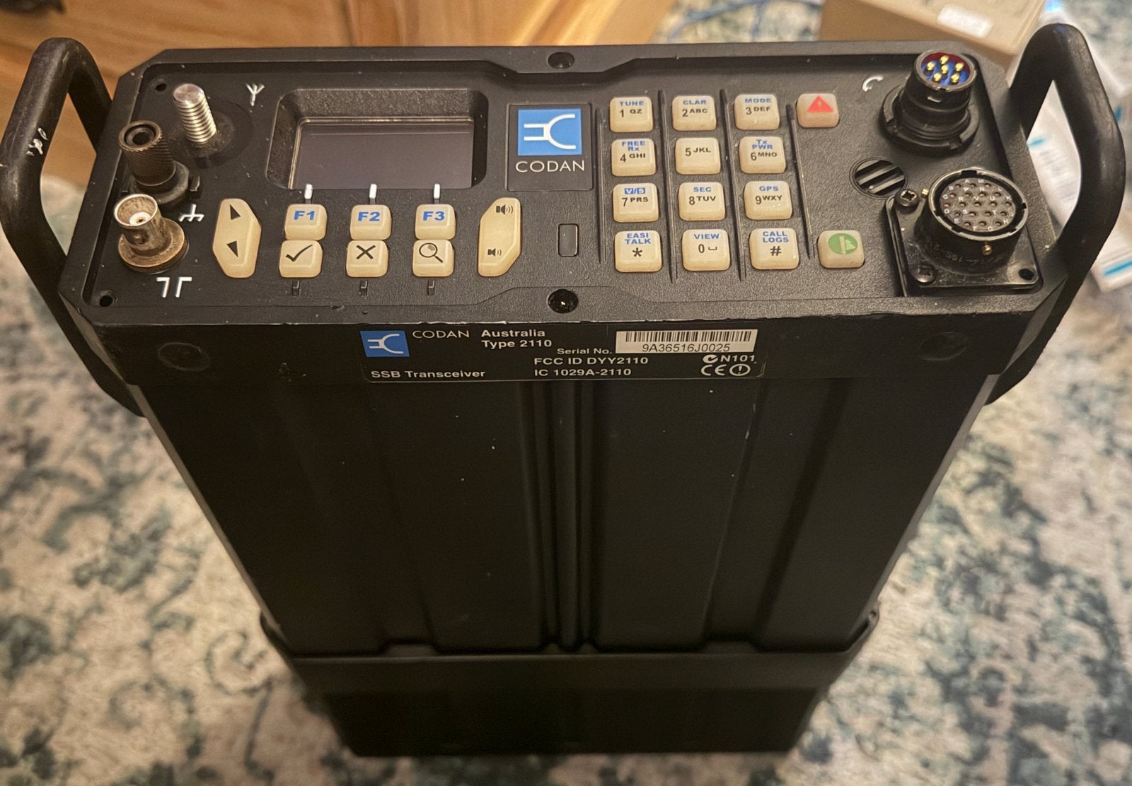 CODAN 2110 met batterij box, Ophalen of Verzenden, Gebruikt, Zender en Ontvanger
