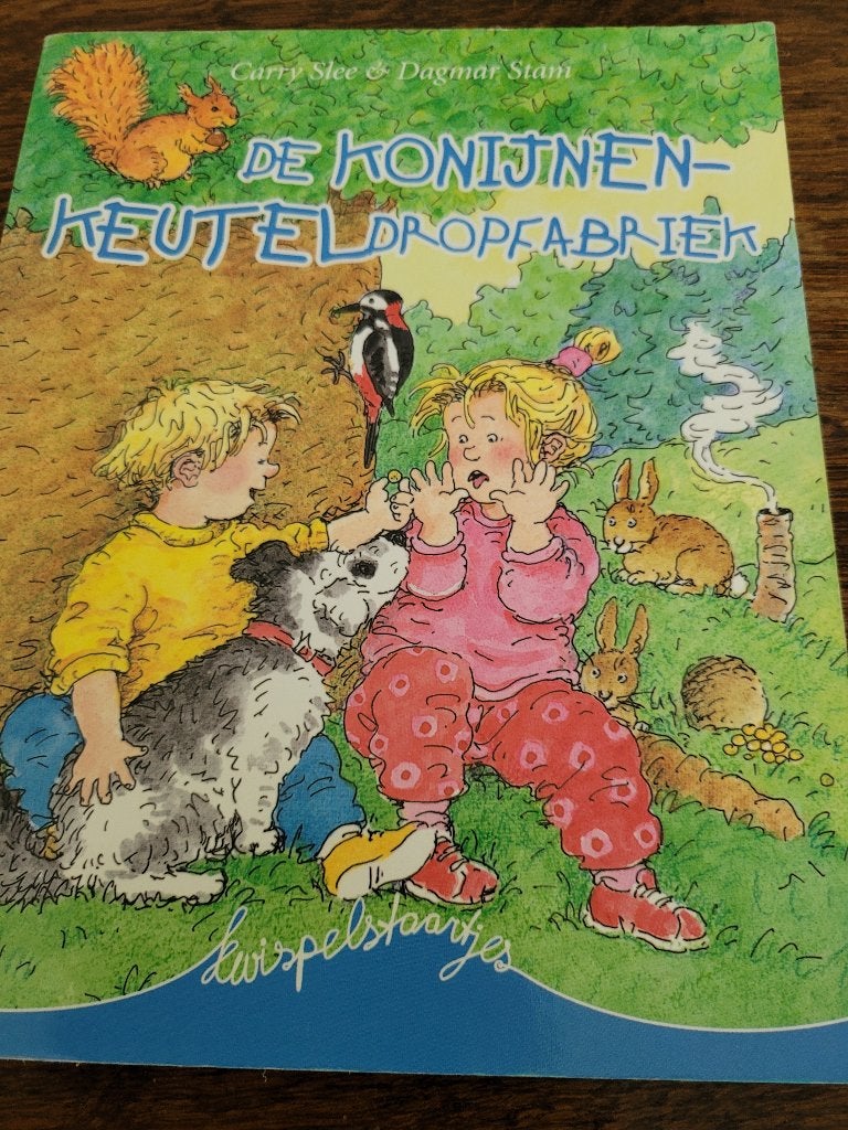 De konijnenkeutelfabriek, Verzenden, Zo goed als nieuw, Carry Slee & Dagmar Stam, Fictie algemeen