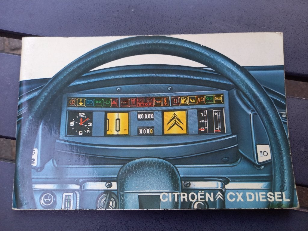 Citroën CX Diesel Instructieboekje - 1979, Auto diversen, Handleidingen en Instructieboekjes, Ophalen of Verzenden