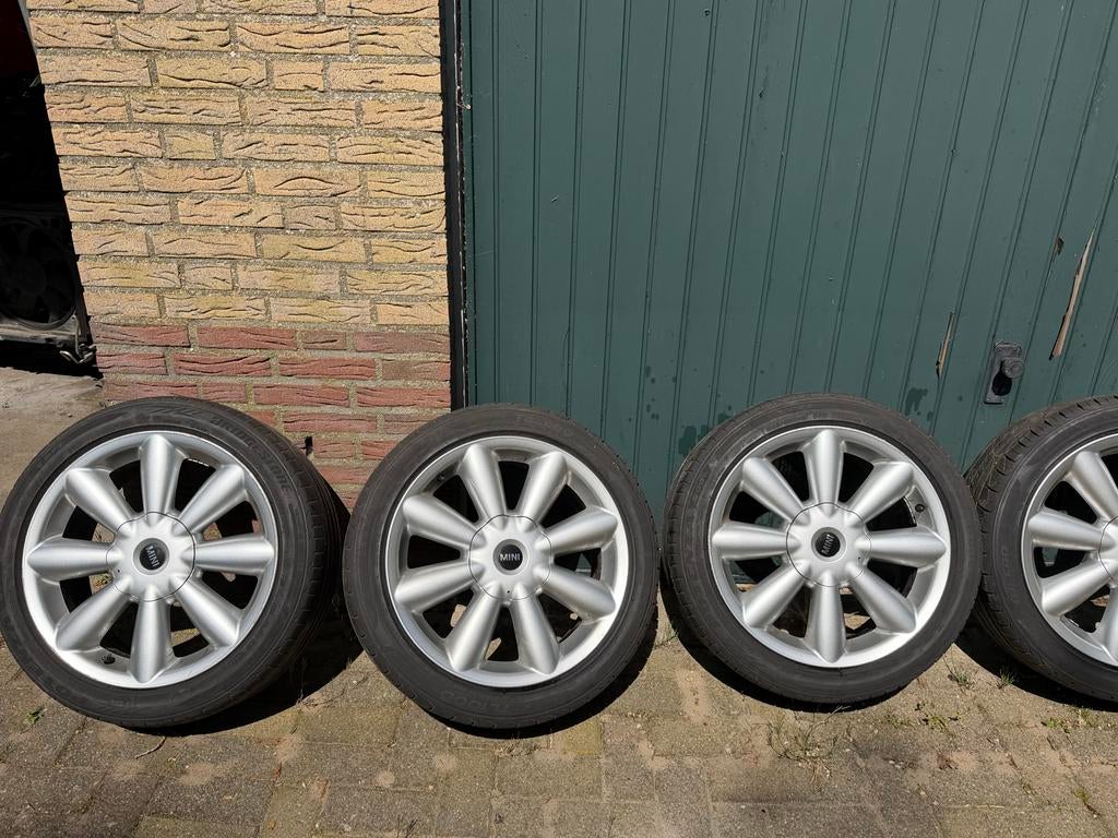 Mini Cooper Velgen - Set van 4, Gebruikt, Velg(en), 17 inch, Ophalen of Verzenden
